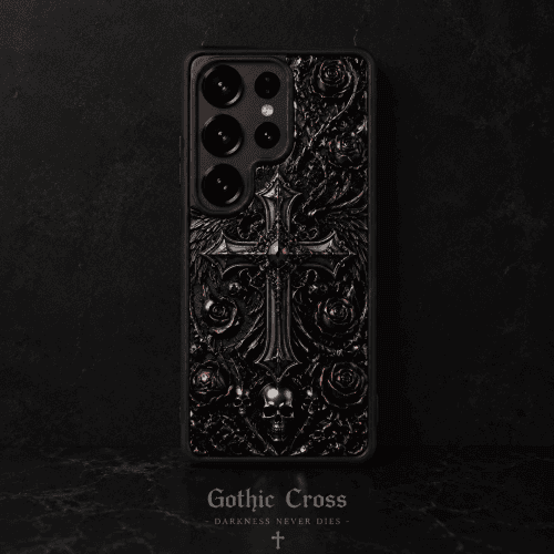 04a13fa414b882ccc6638a6d65ba8332 Gothic Cross 3D Phone Case - view 2