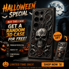 Halloween Edition: Gothic Skull & Blood Rose Case - view 4