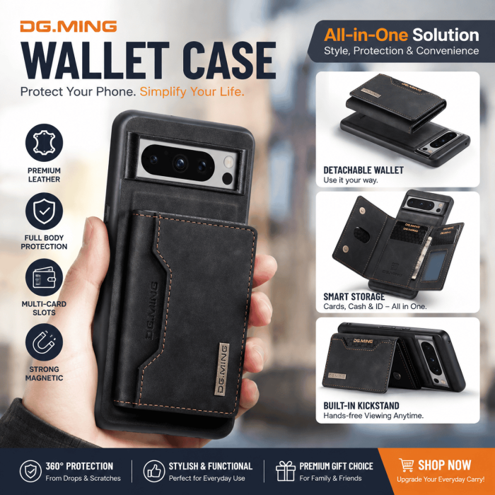 c6902e1215a399c19cd66f013f4d906f 2-in-1 Detachable Wallet Phone Case - view 7