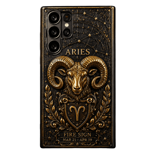 Celestial Zodiac 3D Phone Case – Your Sign, Your Style