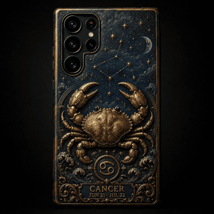 fdf4b1147b161c4781ce2cae8a855bfd Celestial Zodiac 3D Phone Case - Cancer design
