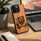Eco-Friendly Natural Wood Laser Etched Phone Case - view 4